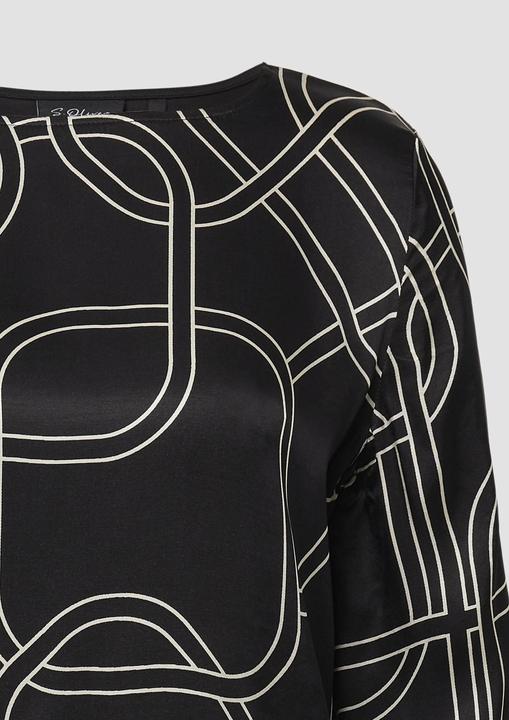 Immagine prodotto s.Oliver T-Shirt Satinierte Viskose-Bluse mit Print (48)