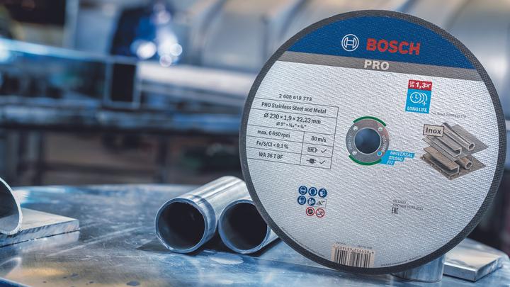 Image du produit Bosch Professional Zubehör Disque à tronçonner PRO Stainless Steel and Metal, 180 x 1,6 x 22,23 mm