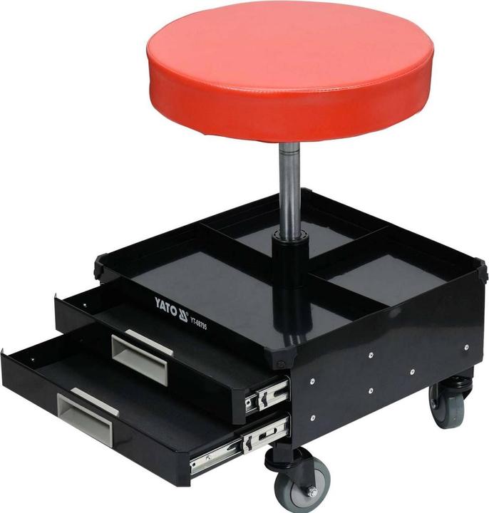 Actual product image Yato Workshop Seat With Drawers (150 kg)