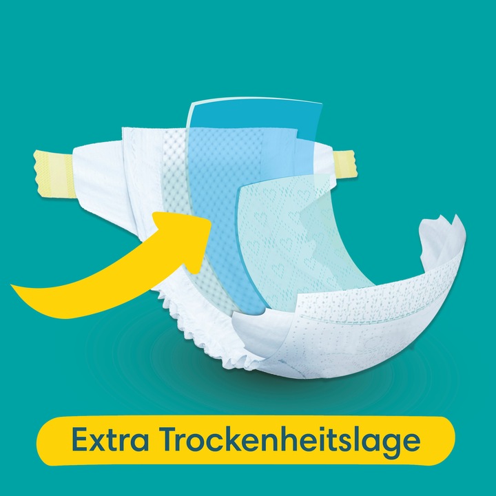 Actual product image Pampers Baby-Dry (Size 4, Monthly box, 204 Piece)