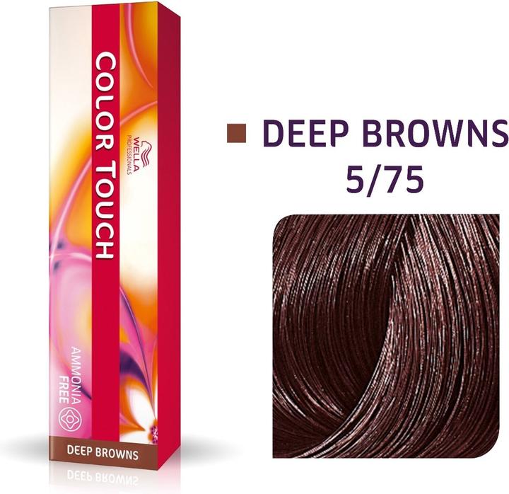 Image du produit Wella Color Touch Deep Browns (5/75 brun clair brun-brun-mahogany)