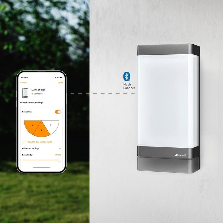 Image du produit Steinel 067212 - Applique murale 6.6 W 566 lm 3000 K Détecteur de mouvement (566 lm, IP44)