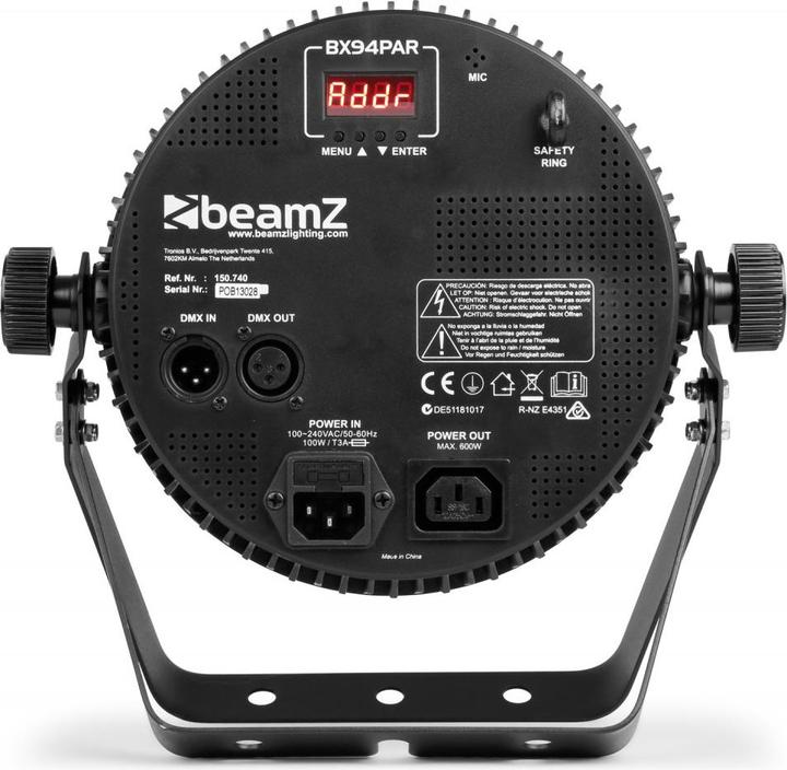 Immagine prodotto BeamZ FlatPAR BX94 (100 W, LED)
