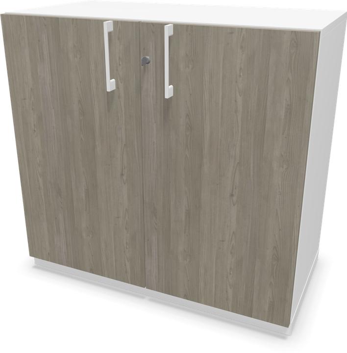 White, Wood decor grey with structure