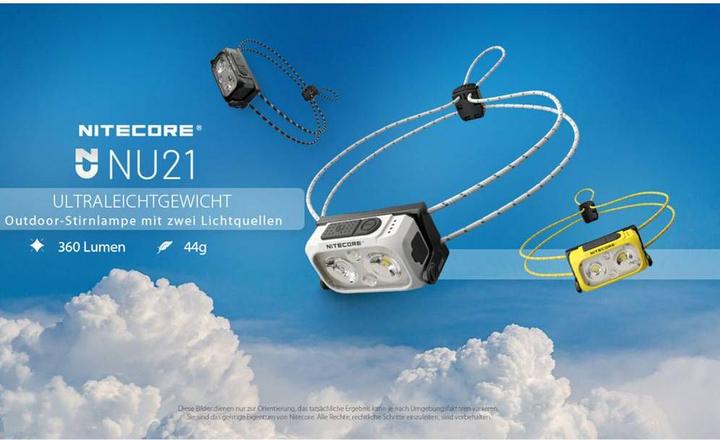 Immagine prodotto Nitecore NU21 (360 lm)