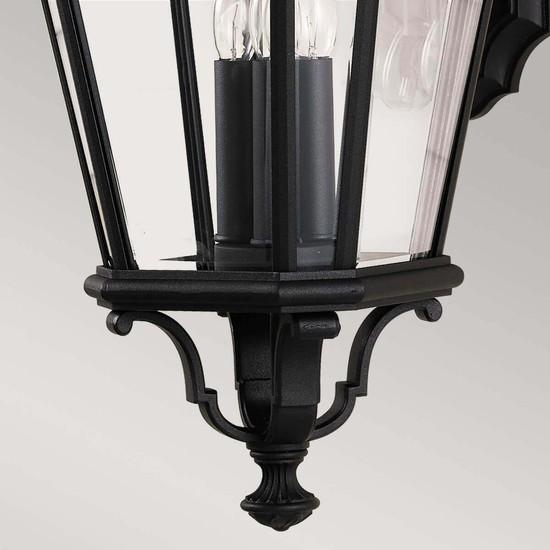 Produktbild Elstead Lighting Cotswold Lane Aussen-Wandleuchte E14 3-fach Schwarz IP44 (E14, IP44)