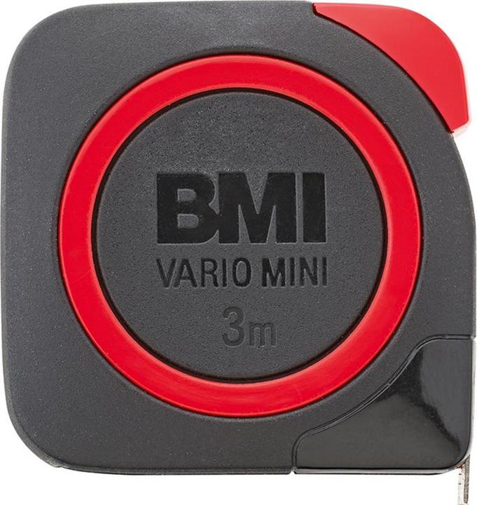 Immagine prodotto BMI Metro tascabile a rullo VARIO Mini Lunghezza 3 m Larghezza 10 mm mm/cm EG II ABS Automatico (3 m)