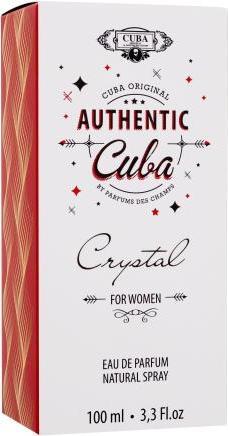 Actual product image Cuba Authentic Crystal (Eau de parfum, 100 ml)