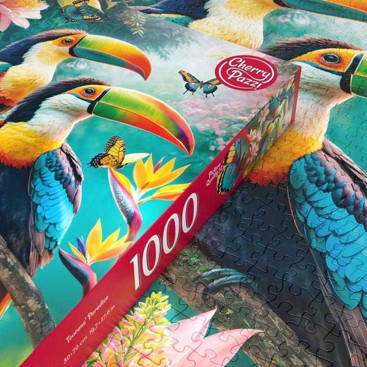 Produktbild Cherry Pazzi Puzzle 1000 Teile - Paradies der Tukane (1000 Teile)