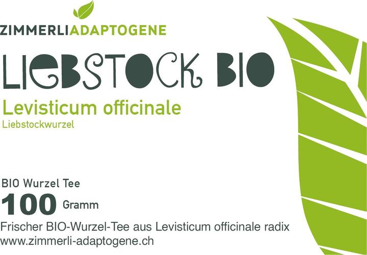 Nutritional values and ingredients Zimmerli Adaptogene Lovage Root Tea (BIO) (100 g)