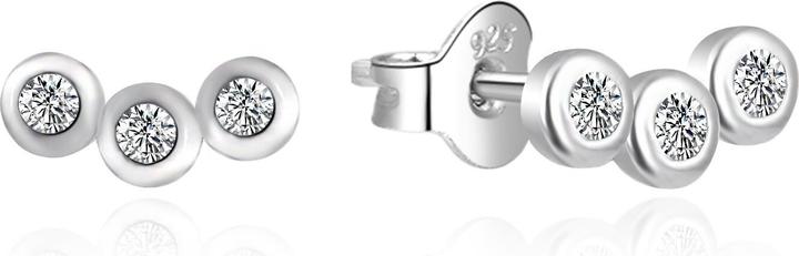 Immagine prodotto Agato - Silver earrings with clear zircons AGT-E101PW