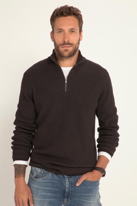 Immagine prodotto JP1880 Maglione polo con FLEXNAMIC®, lana, collo alto e zip, fino alla tg. 8XL (5XL)