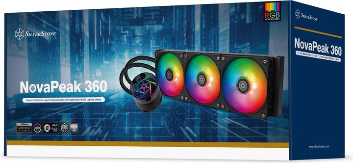 Immagine prodotto Silverstone NovaPeak 360 ARGB 360 mm (nero)