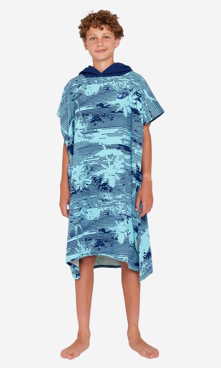 Actual product image Olaian Surf-Poncho Kinder 135 bis 160 cm 550 View blau