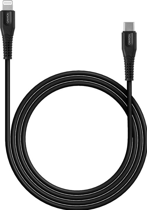 Produktbild Canyon MFI-4 Type C Cable To MFI Lightning for Apple, PVC Mouling,Functionwith full feature( data t (1.20 m, USB 3.2 Gen 1, 18 W)