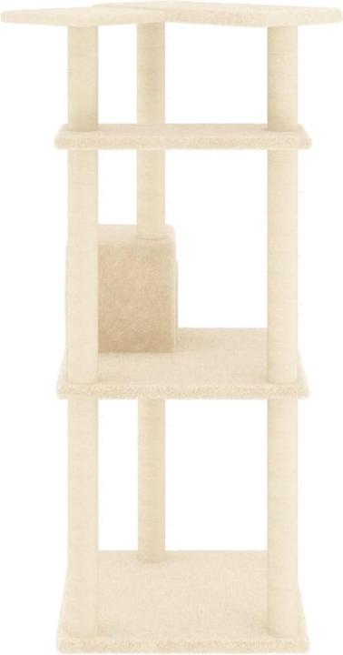 Produktbild vidaXL Kratzbaum (123 cm, Creme)