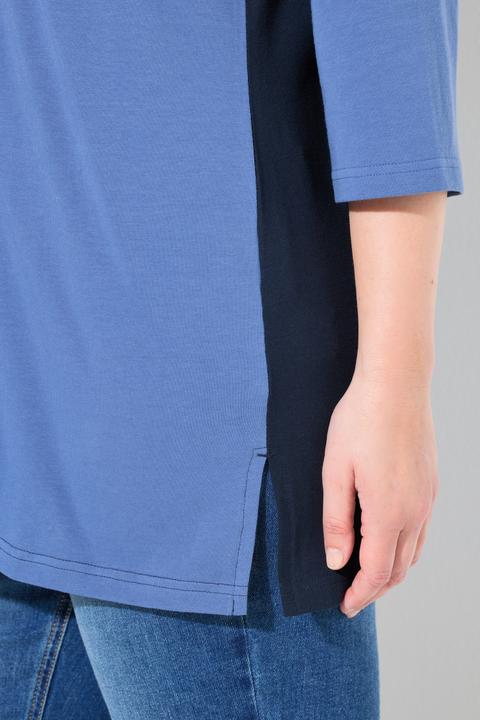 Produktbild Ulla Popken Shirt, Blüten, V-Ausschnitt, 3/4-Arm (42, 44)