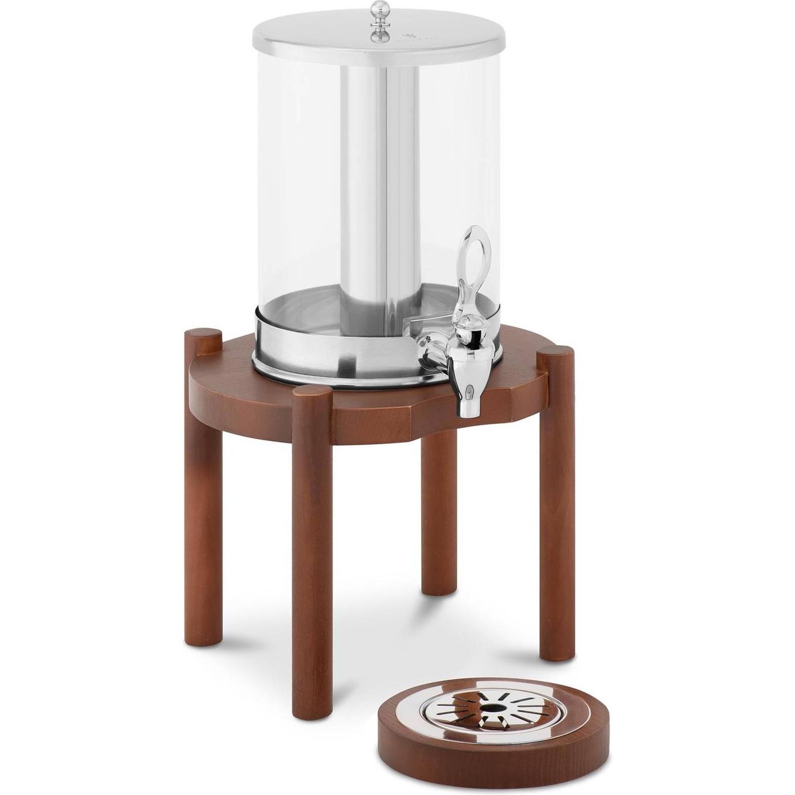 Royal Catering Saftspender 7 L Saftdispenser Gastro Getränkespender Holzrahmen Zapfhahn, Getränkespender, Mehrfarbig