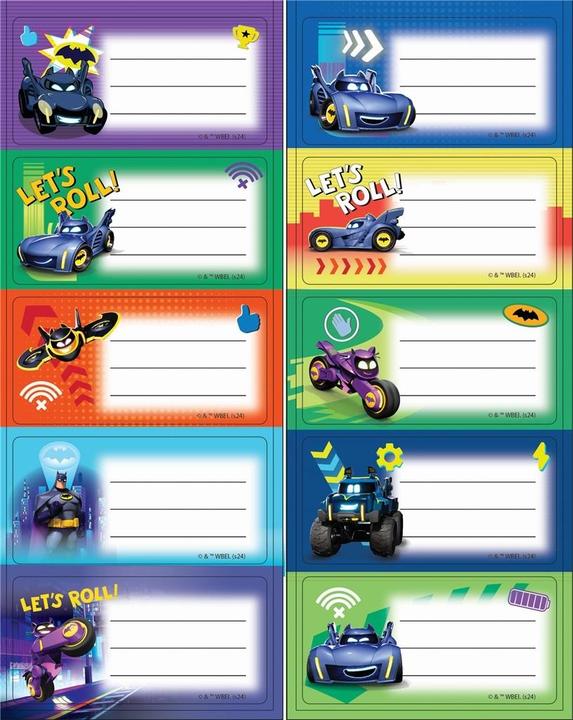 Produktbild Beniamin Batman-Notizbuchaufkleber