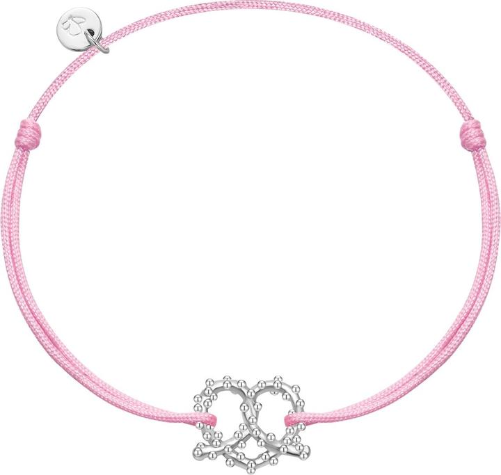 Actual product image Glanzstücke München Ladies bracelet heart pretzel - 36380 (22 cm, Sterling Silver)