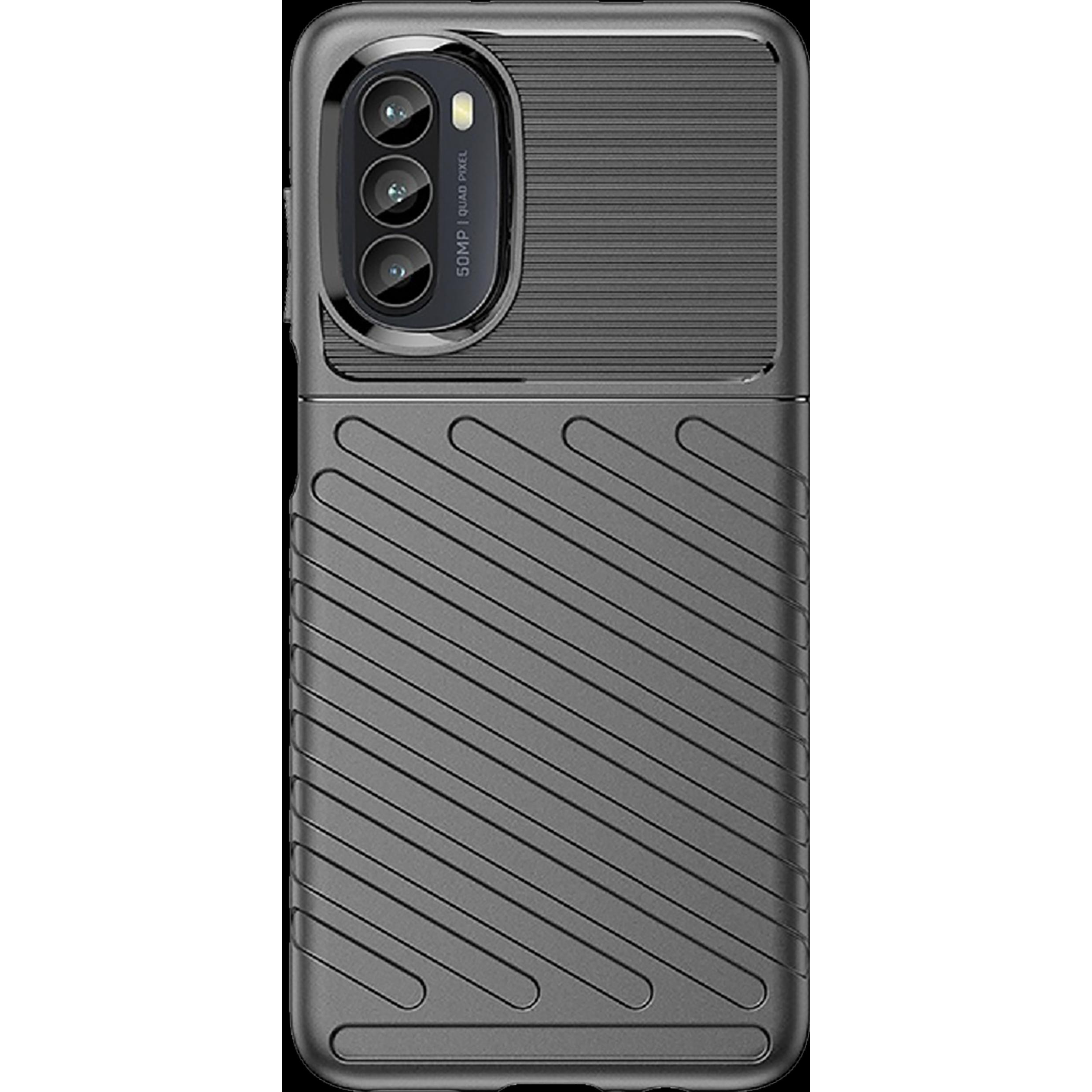 Cazy Hülle Kompatibel mit Motorola Moto G52 - Schützhulle Griff Back Cover TPU - (Motorola Moto G52), Smartphone Hülle, ...