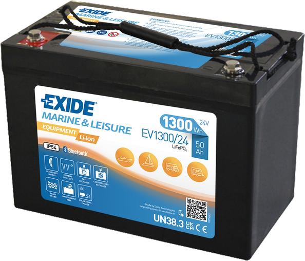 Produktbild Exide Equipment Li-Ion EV1300/24 24V Lithium Versorgungsbatterie 50 Ah 1300Wh (24 V, 50 Ah)