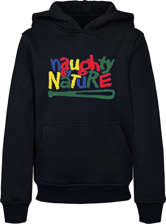 Produktbild Merchcode Kids Naughty By Nature - Logo Color Basic Hoody - 160251 (158, 164)