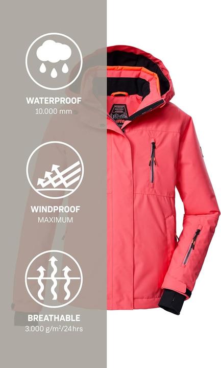 Produktbild Killtec Giacca da Sci per Ragazze con Cappuccio e Paraneve (176)