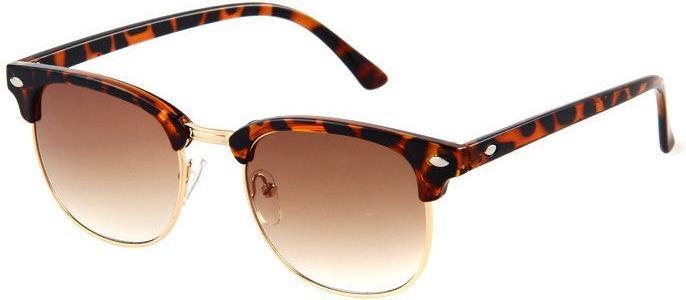 Immagine prodotto Hermex Occhiali da sole vintage retrò anni '80 UV400 - Brown Leopard