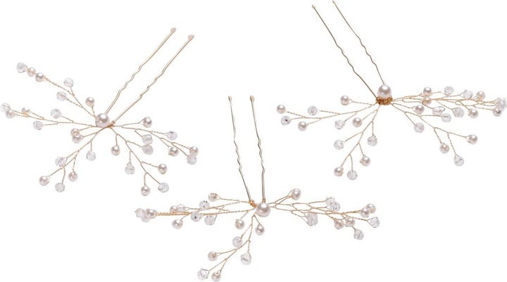 Immagine prodotto Trisa Fermaglio per capelli Celebride con piccole perle bianche e pietre lucide