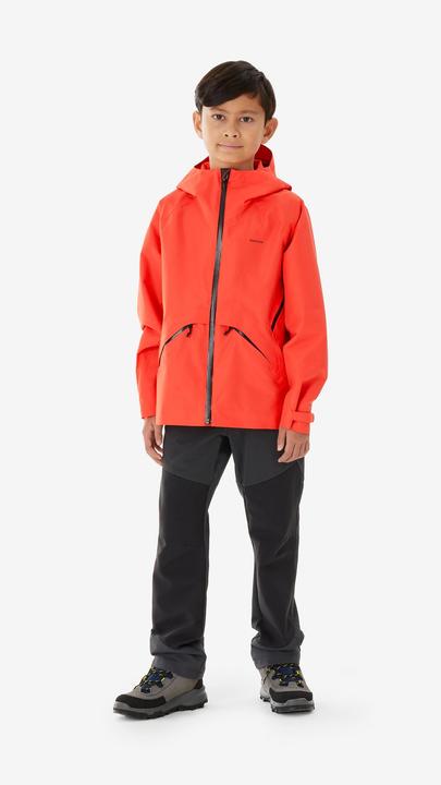 Produktbild Quechua Wanderjacke MH900 Kinder Gr. 122–170 wasserdicht Wandern orange (140)