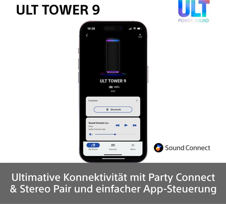 Actual product image Sony ULT Tower 9 (Electrical connection)