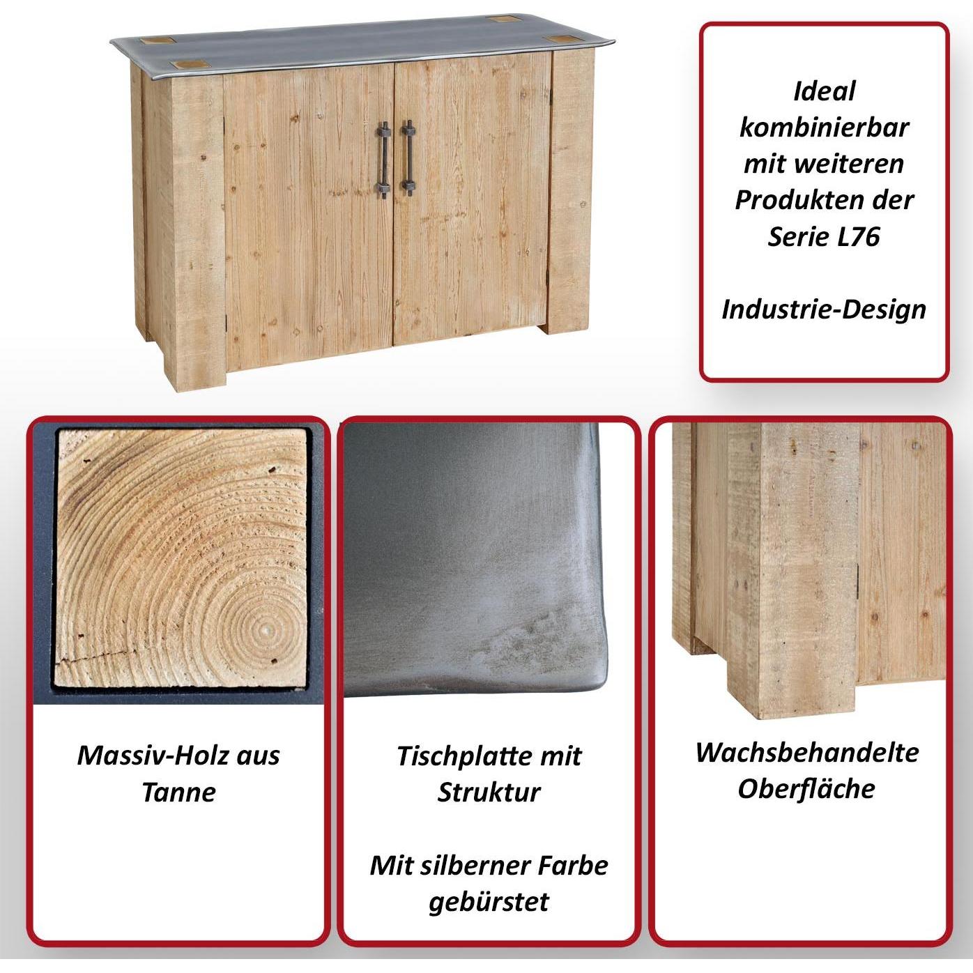 Thumbnail - MCW, Kommode + Sideboard, L76-Si (80 x 120 x 48 cm)