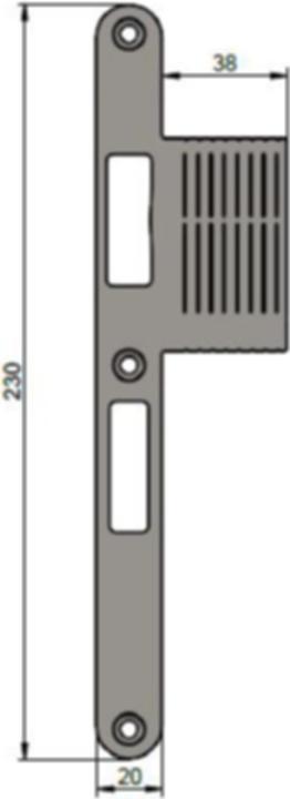 Produktbild MSL Haupt-Lappenschliessbleche B-40341H (Schliessblech)