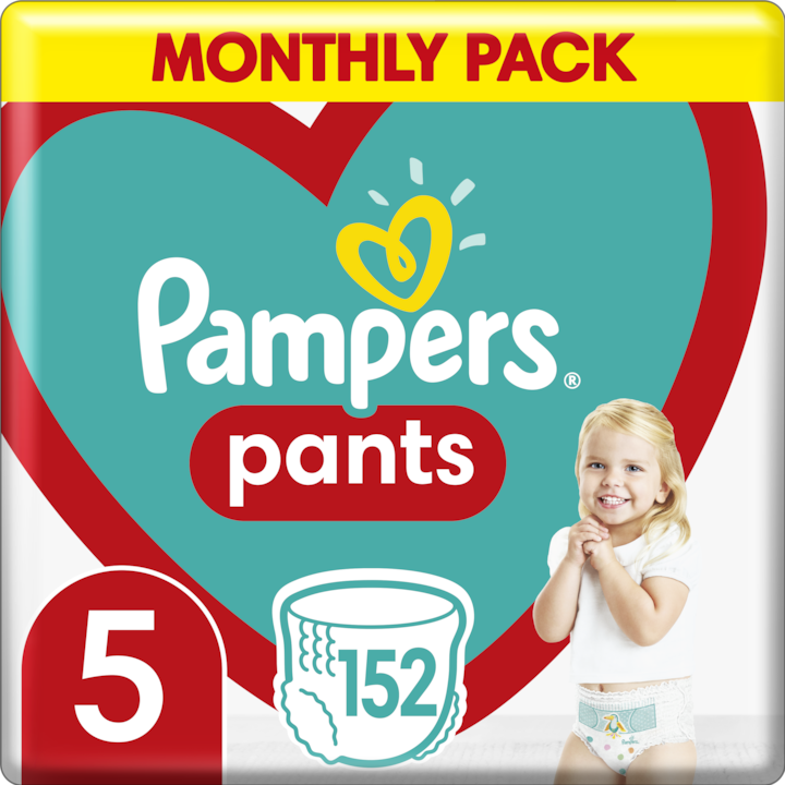 Produktbild Pampers Pants (Gr. 5, Monatsbox, 152 Stück)