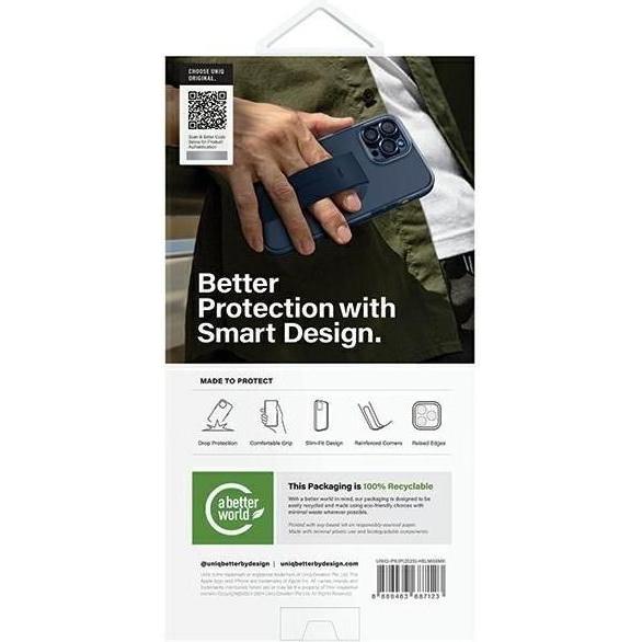 Thumbnail - Uniq etui Heldro Mag iPhone 15 Pro 6.1" Magclick Charging czarny/vapour smoke (Apple iPhone 15 Pro), Smartphone Hülle, S...