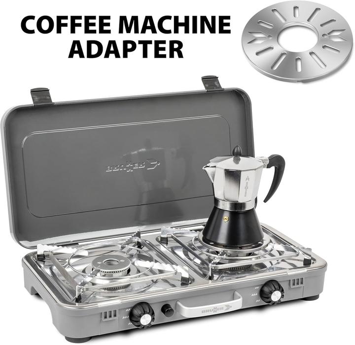 Produktbild Brunner Gaskocher Devil Kookmaster, 30 mbar, inkl. Grillplatten