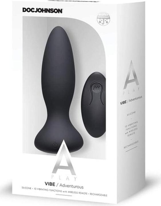 Actual product image Doc Johnson Vibe - Adventurous - Rechargeable Anal Plug