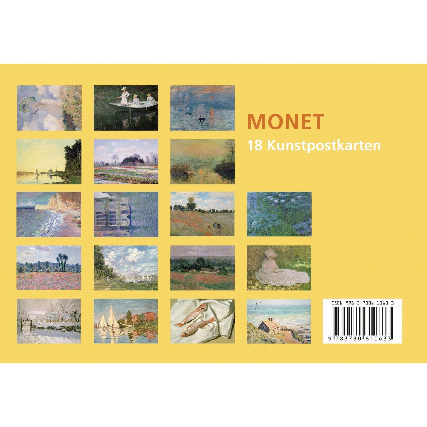 Thumbnail - Anaconda, Grusskarte + Briefpapier, Postkarten-Set Claude Monet (20 Stk.)