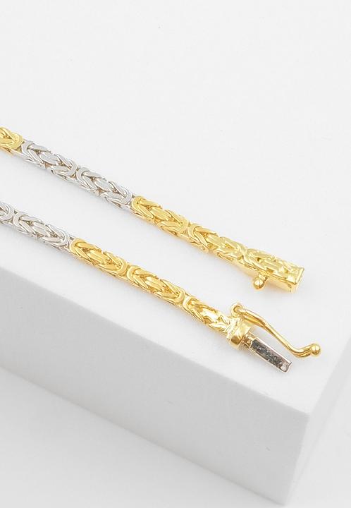 Image du produit Muau Collier royal (19 cm, 750, Or blanc, Or jaune 18 carats)