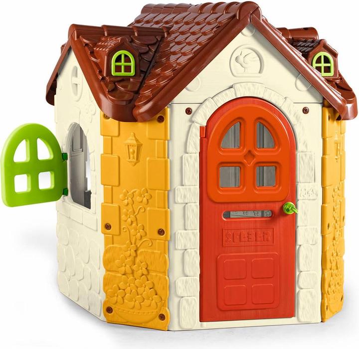 Feber A large luxury garden house for children with kitchen table and sink