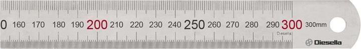 Actual product image Diesella Stållineal 300x25x1,0mm (30 cm)