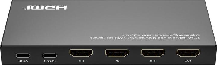 Actual product image MicroConnect 8K@60Hz USB-C and HDMI Switch