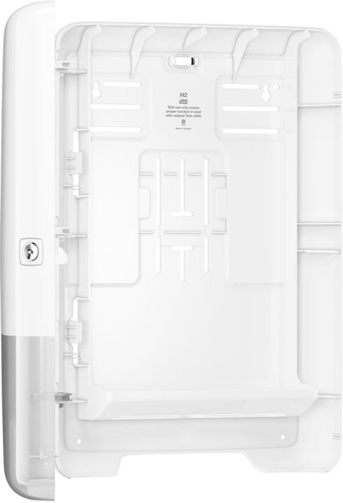 Actual product image Tork Folded towel dispenser H2 Xpress plastic white 302 x 102 x 444 mm