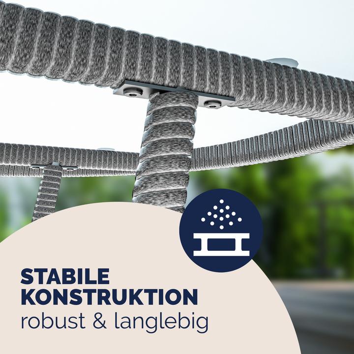 Actual product image Casaria Polyrattan Balcony Table (80 cm)