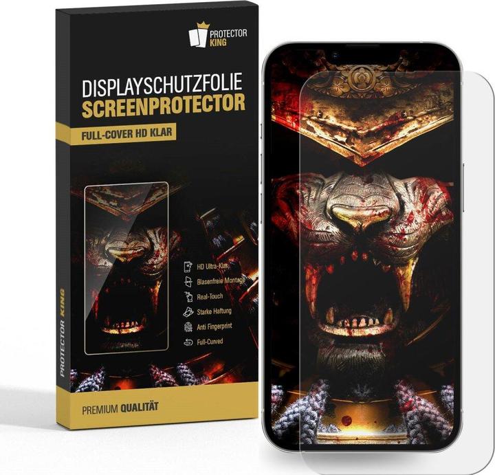 Produktbild Protectorking 3x Displayschutz HD Klar Full Cover (3 Stk., Apple iPhone 14 Pro)