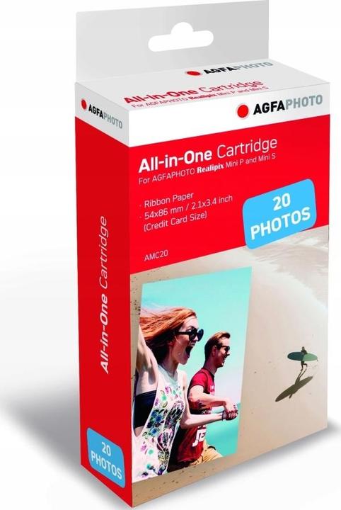 Actual product image AGFAPHOTO AMC-20 (3 x 8, 5, 53 x 86 mm, 54 x 86 mm, 6 cm, Carte de crédit, 20 pcs.)