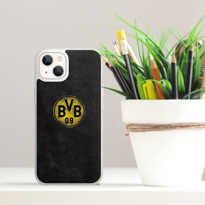 Produktbild DeinDesign Silikon Hülle für Apple iPhone 13 Handyhülle Case Smartphone Schutzhülle BVB Borussia Dortmund (Apple iPhone 13)