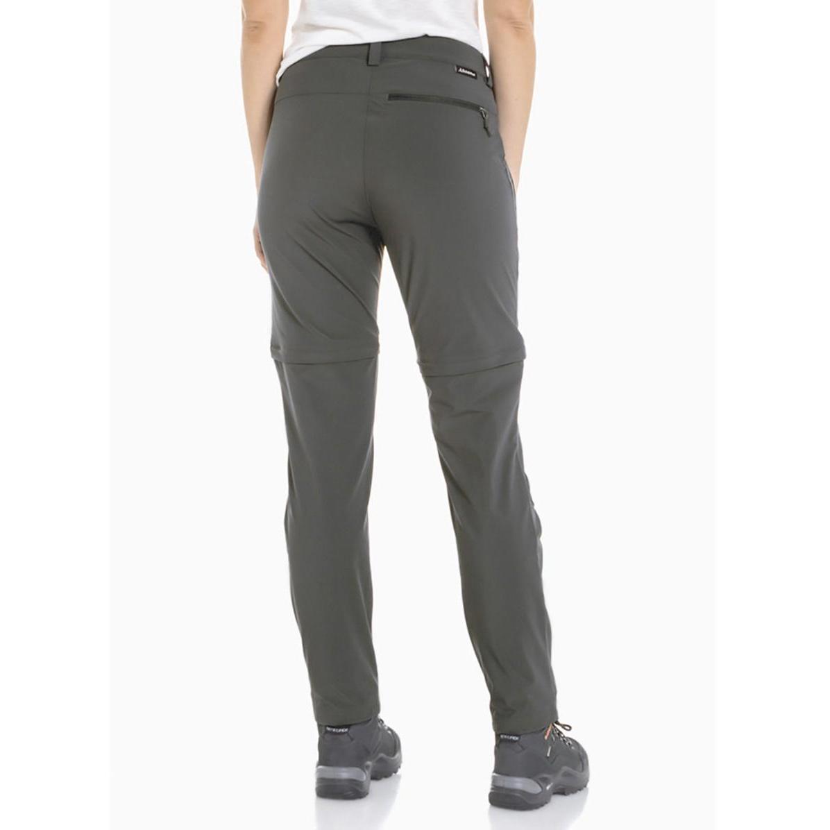 Thumbnail - Schöffel, Damen, Outdoorhose, Ascona Zip-Off Hose (38), Grau, 38