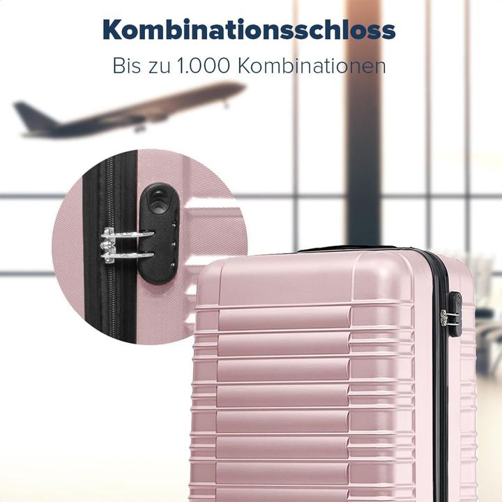 Actual product image Trvlmore 2-teiliges Kofferset mit Rollen (110 l)